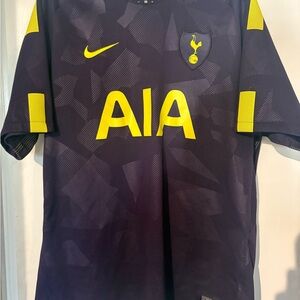 Nike Black and Yellow Soccer Jersey